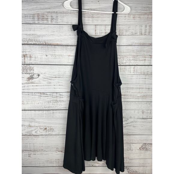 Snag Snagafore Pinafore Dress Black Tie Straps size G 24/26 Soft Stretch Punk - Picture 3 of 12